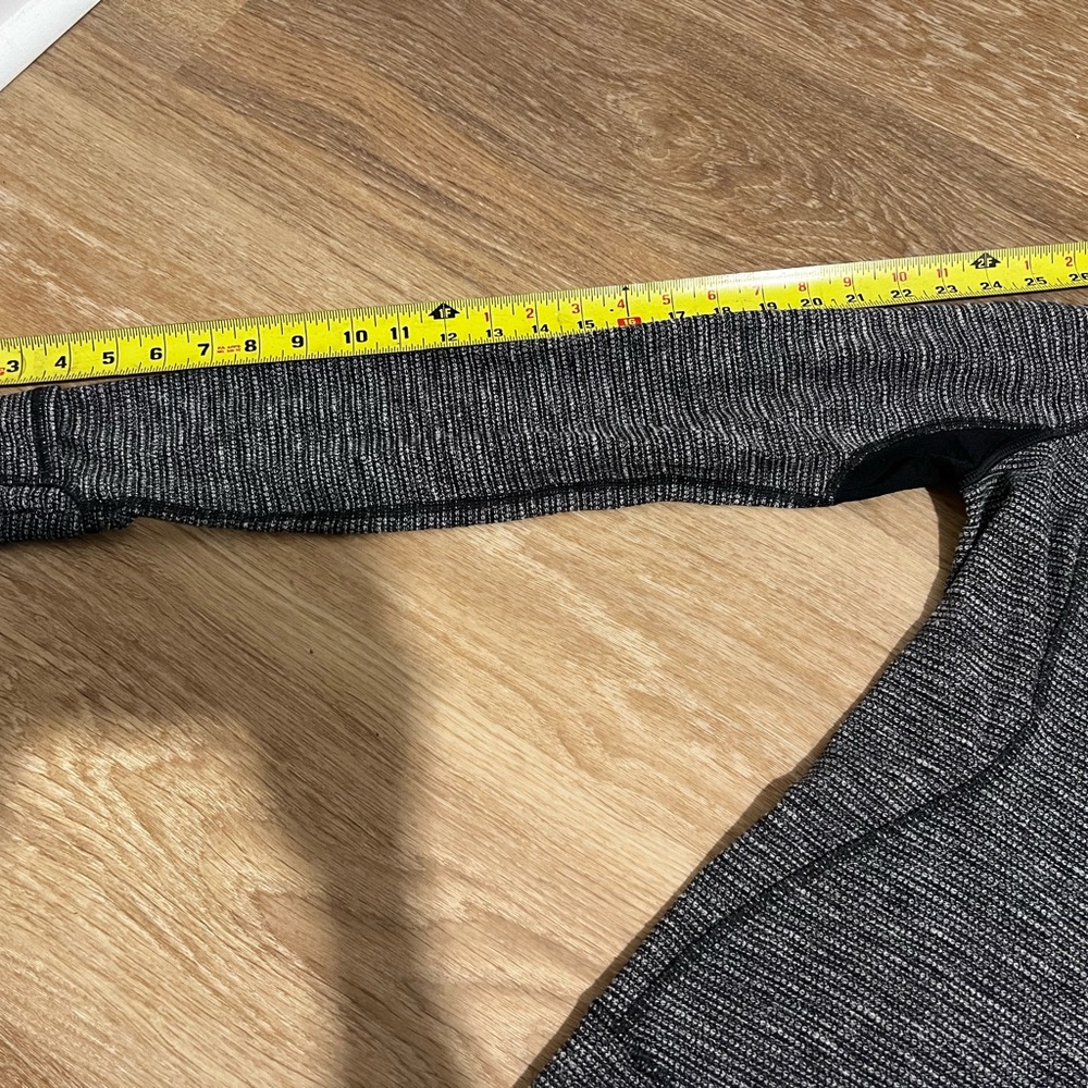 Lululemon Think Fast Pullover Coco Pique Black / Black Size 6‎ - Picture 14 of 15